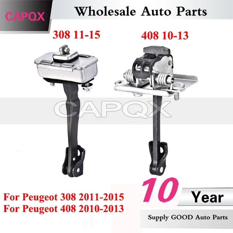 CAPQX For Peugeot 308 2011-2015 408 2010-2013 Car Door Stop Stay Limiter Door Check Strap Door Hinge Stop Limiter