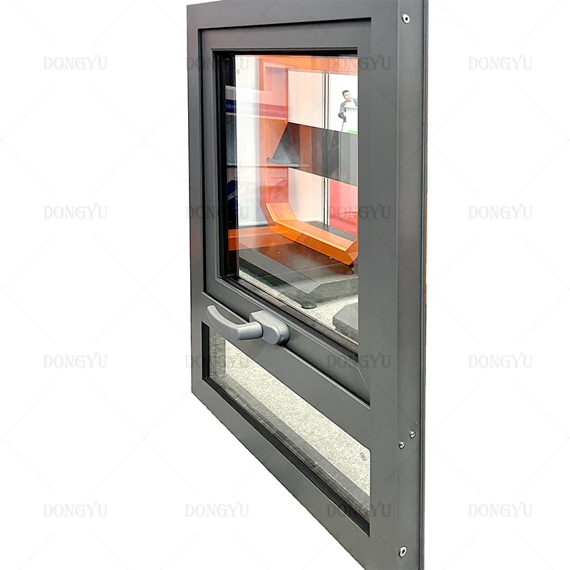 Commercial Wholesale Aluminum Frame Awning Double Glazed Flip Window