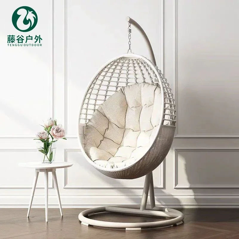 

Hot Sale garden swing seat outdoor patio chair swings wicker hanging rattan egg Hanging Chair