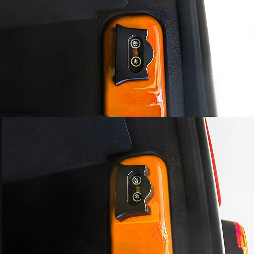 

1 шт., черный ограничитель задней двери из алюминиевого сплава для Jeep Wrangler JL 2018 2019 2020 2021 2022 2023, автомобильные аксессуары