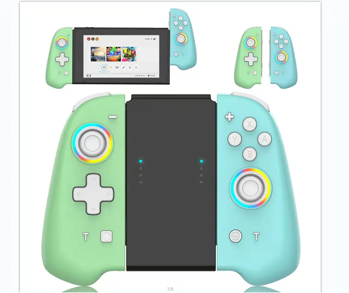 

Новый беспроводной контроллер для Nintendo Switch NS Joypad Game Handle Grip, левый и правый, с пробуждением