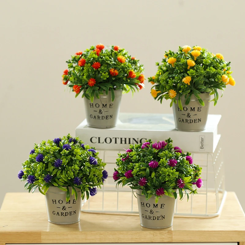 Model Baru Simulasi Bonsai Bola Rumput Tanaman Hijau Simulasi Bonsai Bunga