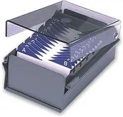 Desktop Multicolor Visiting Cards Organizer, Porta de arquivo de mesa, Stand Box, Escola e Escritório Papelaria, Novo, 2023