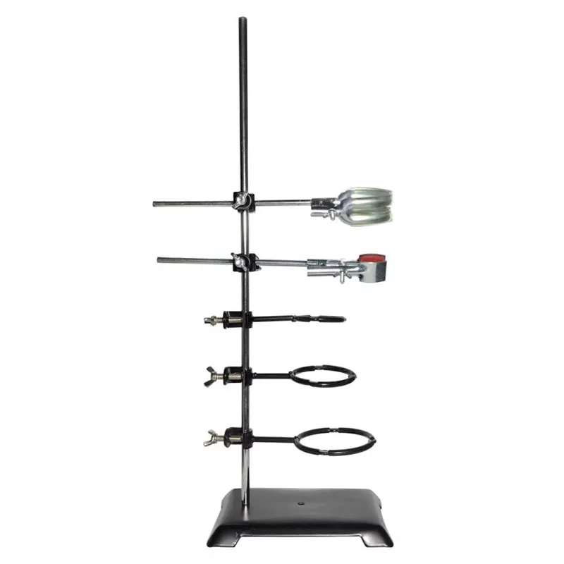 1 zestaw 60cm laboratorium chemiczne stojak retortowy Mini metalowy stojak wyroby metalowe klasy laboratoryjnej