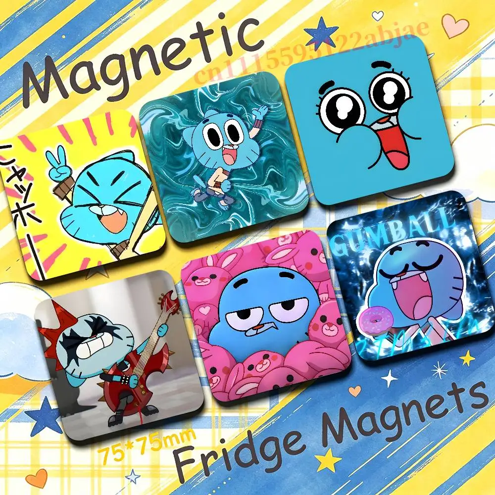 G-Gumball Fridge Magnetic Magnet PVC Memorial Decor for Family Friends Students Adults