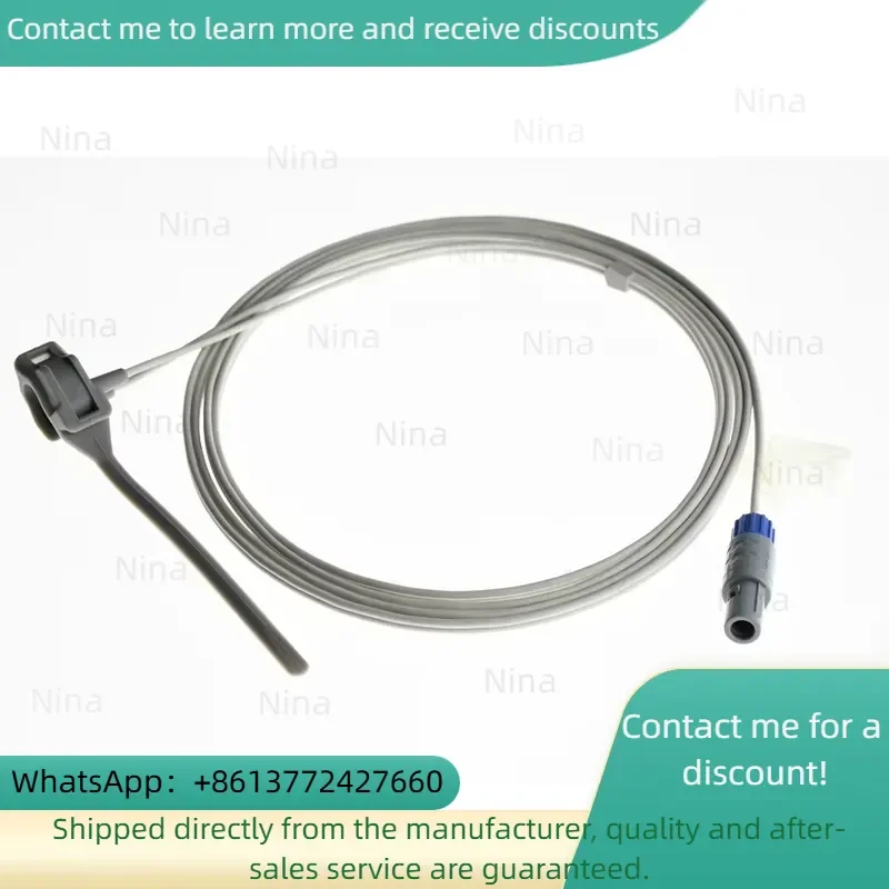 Goldway Choice Compatible 5 Pin Single TPU Reusable SPO2 Probe Finger Saturation Sensor Medical Grade for Pulse Oximeter - view 6