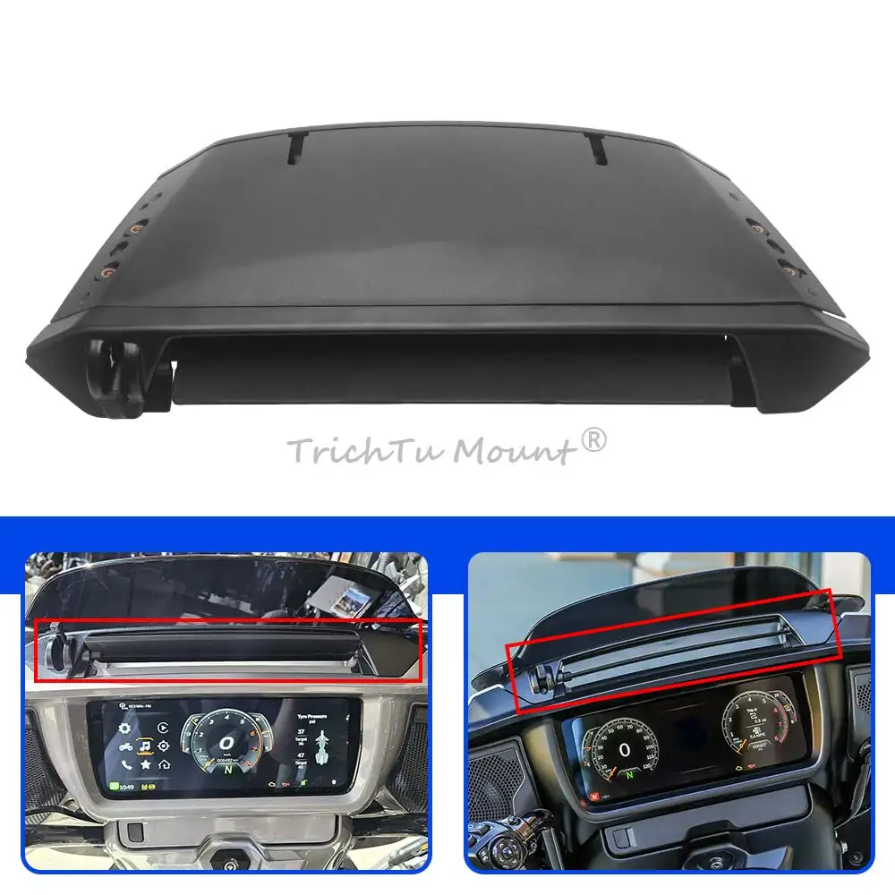 For Harley Touring Street Glide FLHX Ultra FLHXU CVO FLHXSE 2023+ Motorcycle Inner Fairing Air Duct Air Vent Kit ABS Accessories