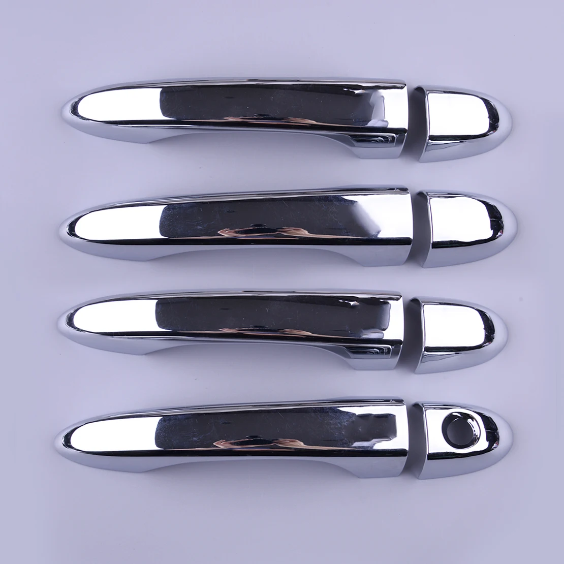 Car Exterior Side Door Handle Cover Trim Bezel Cap Fit for Fiat 500X SUV 2016 2017 2018 2019 2020 2021 2022 2023 Chrome ABS