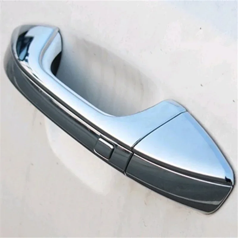 WELKINRY For Kia K5 JF 4th Generation 2016-2020 Optima ABS Chrome Outer Car Body Door Handle Doorknob Cap Cover Trim