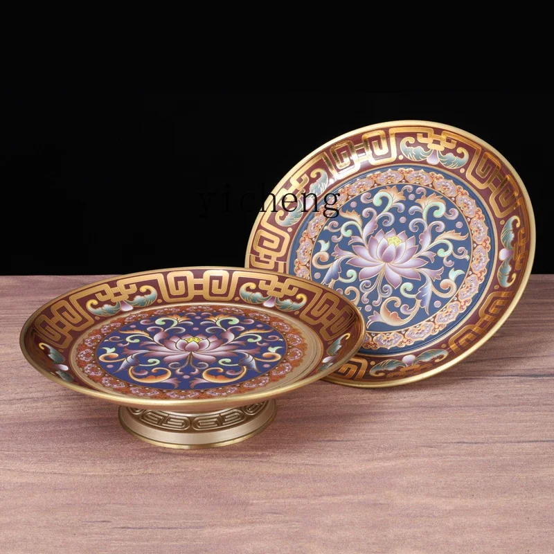 r520-pure-copper-offering-buddha-incense-burner-lotus-vase-buddha-front-fruit-plate-bottle-offering-guanyin-ornament-set