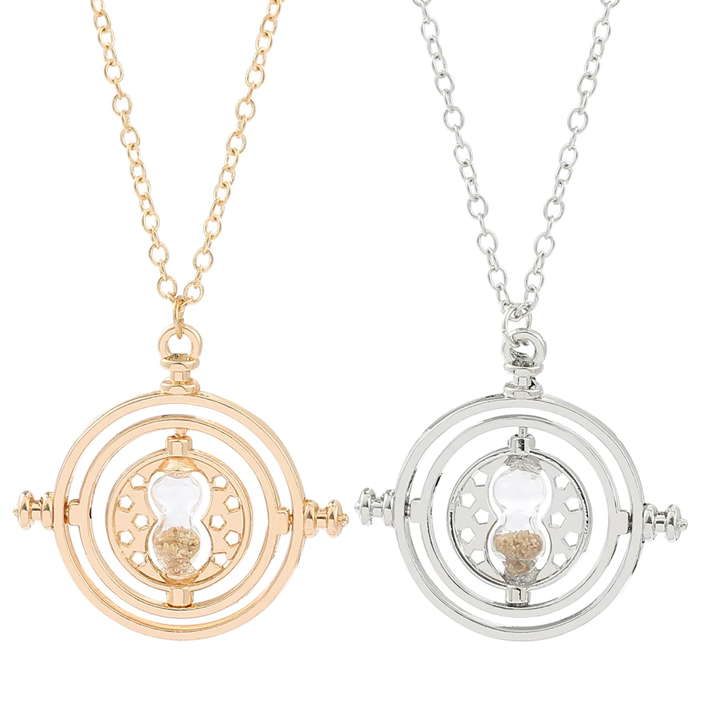 Collar Giratorio del Tiempo de Hermione Granger, Accesorio de Disfraz, Juguete, Regalo para Disfraces
