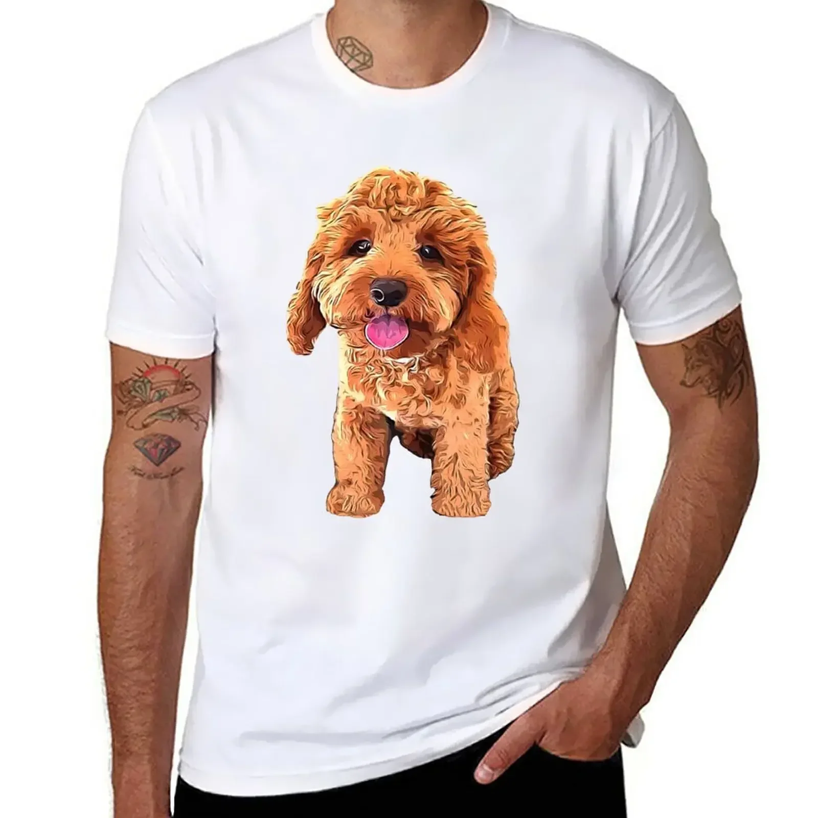 Spoodle Cockapoo Cavapoo Golden Doodle Beauty T-Shirt customs boys whites quick-drying mens graphic t-shirts pack