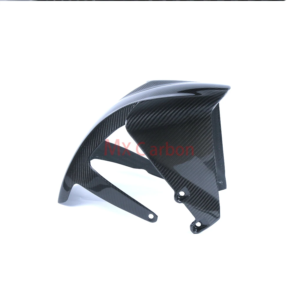 For KTM RC 390 2018 -2022 Motorcycle Accessories Modification  100% 3K Full Carbon Fiber Decoration Front Fender Faring Cover