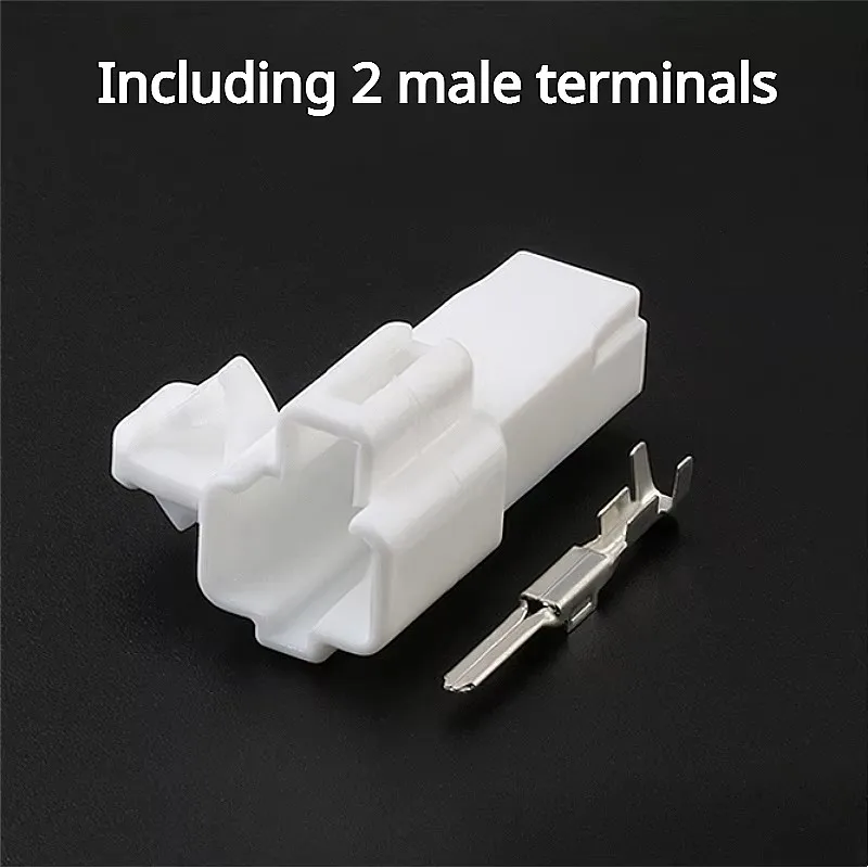 1 Set 4 Ways Auto Parts 6520-0349 7282-1042 90980-10795 Starter Hairspring Cable Harness Connector Automobileo Unsealed Socket
