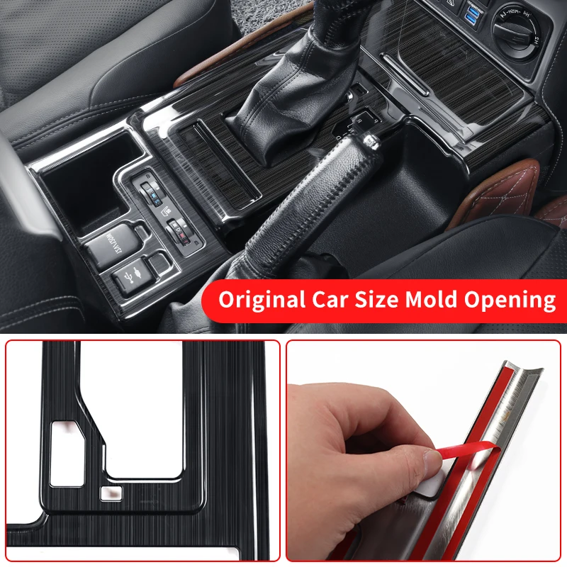 Right Hand Drive Gearbox Cover RHD For Toyota Land Cruiser Prado 150 Lc150 Fj150 2018-2023 2022 Interior Decoration Accessories