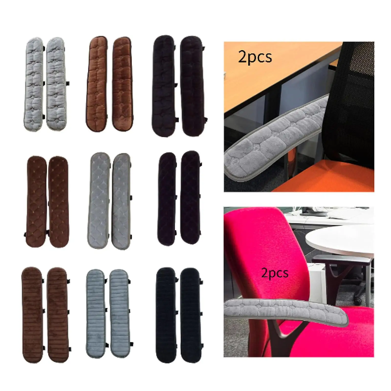 Cuscino per bracciolo per sedia, elegante, pratico, riutilizzabile, cuscino per gomito, bracciolo per sedia