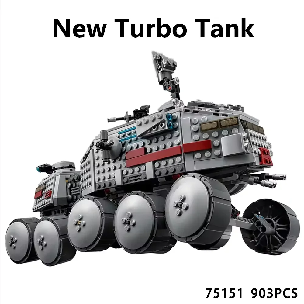 MINISO ​Turbo Tank Scene Set Compatible 75151 Building Block 903Pcs Bricks Model DIY Puzzle Kit Toys For Children
