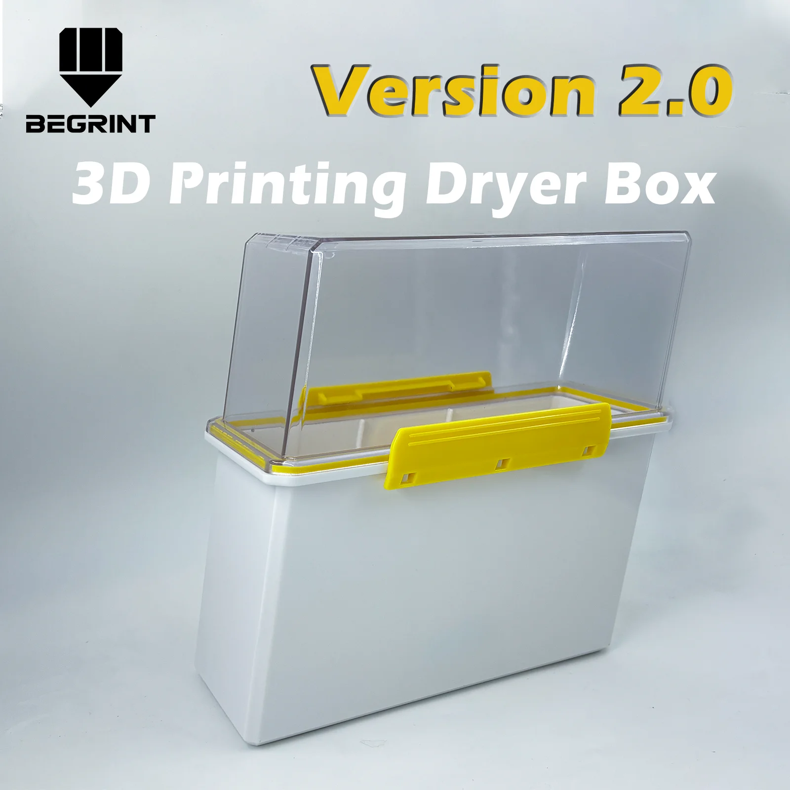 

Коробка для сушки нити для 3D-принтера Pro 2.0 для PLA PETG ABS Герметичная и влагостойкая пластиковая сушильная коробка Оборудование для непрерывной сушки