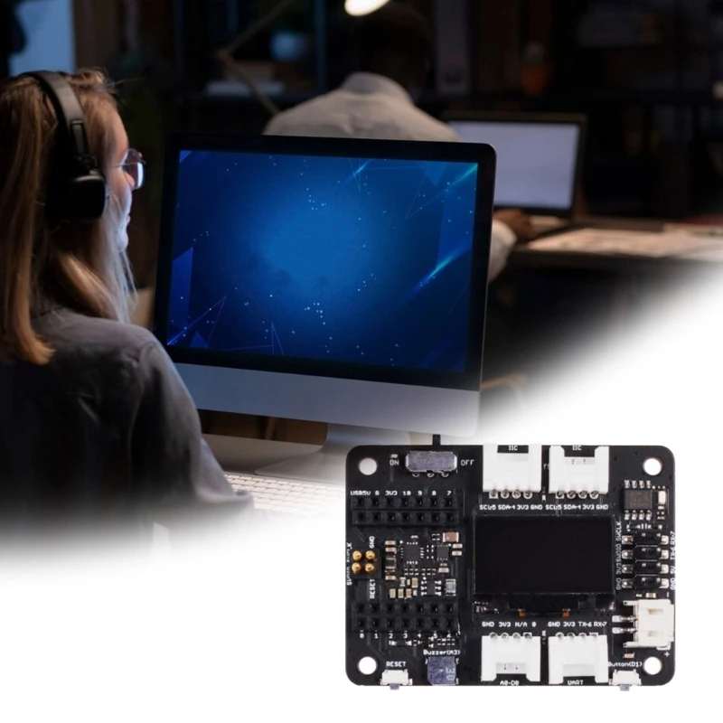 Плата для разработки OLED Basic HAT: легкое прототипирование для RPi