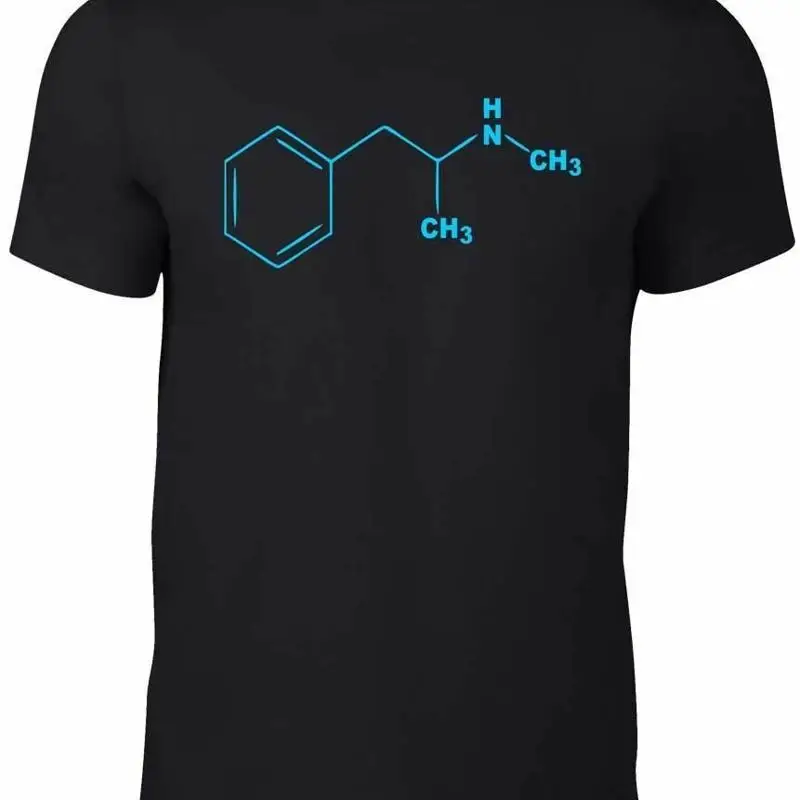 DEA Crystal Meth Molecule Glitch T-Shirt