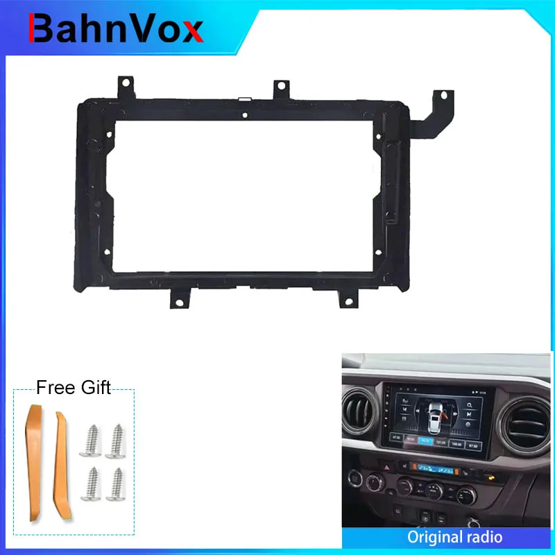 

9 inch Android Car Radio frame for Toyota Tacoma N300 2015 - 2021 +2din Stereo GPS Fascia bezel Panel Adapter wire harness