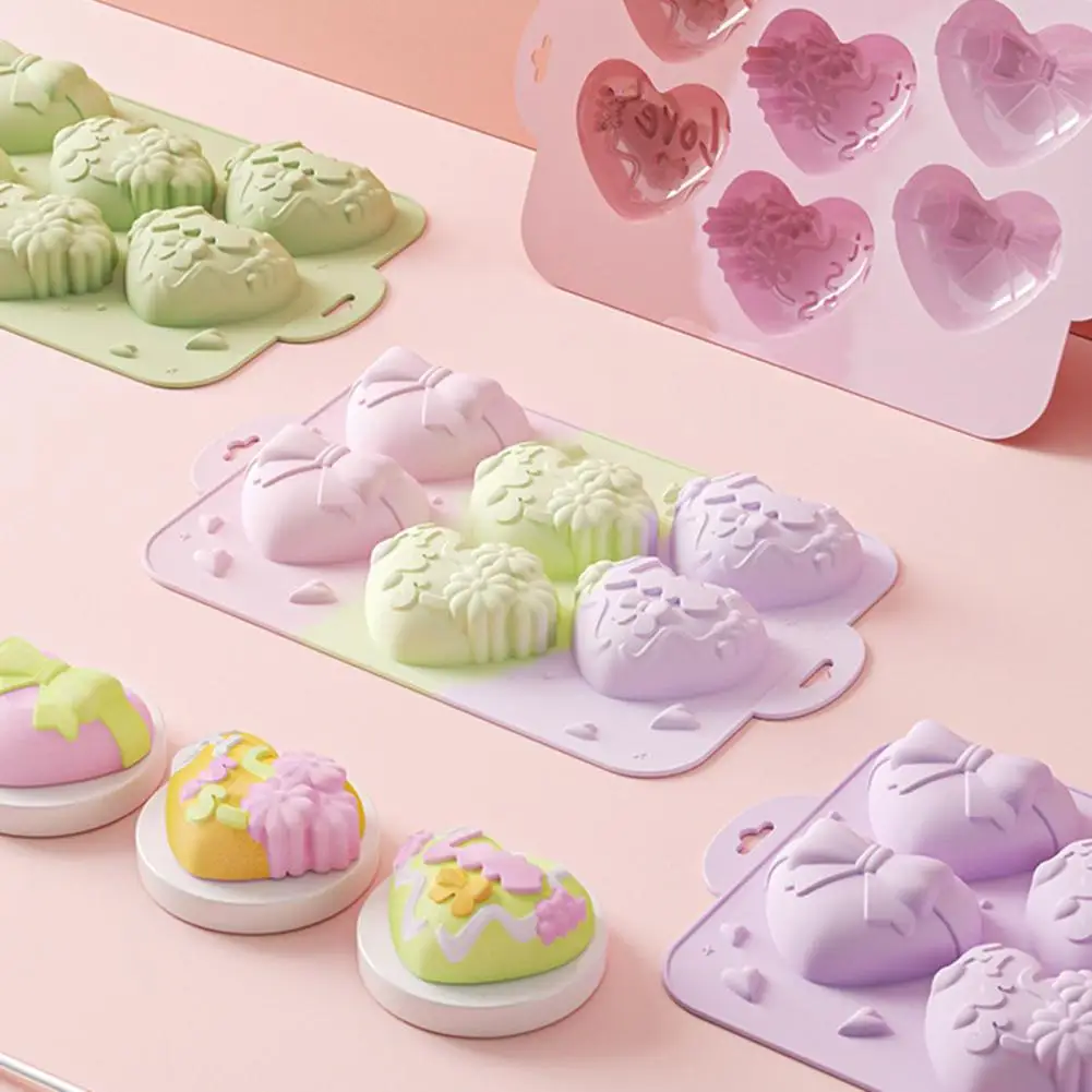 Silicone Chocolate Mold Heart Shape Chocolate Mold Silicone Food Grade Non-stick Cake Mold Dishwasher Silicone Molds