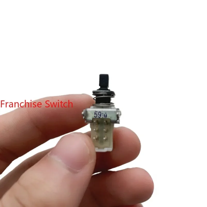 50PCS Self-locking switch 2X3 with lock push  6-pin   bracket