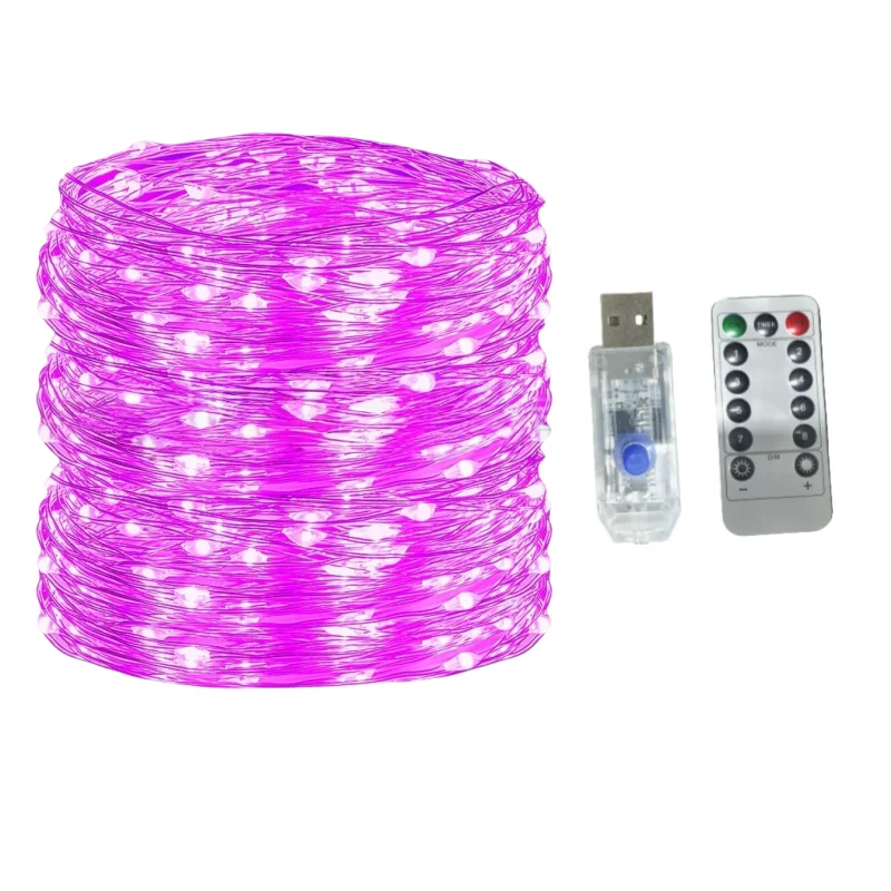 5M/10M/20M/30M USB 8Modi Fernbedienung Kupferdraht LED Wasserdichte String Fairy Licht für Weihnachten Party Neue Jahr Weihnachten Dekoration