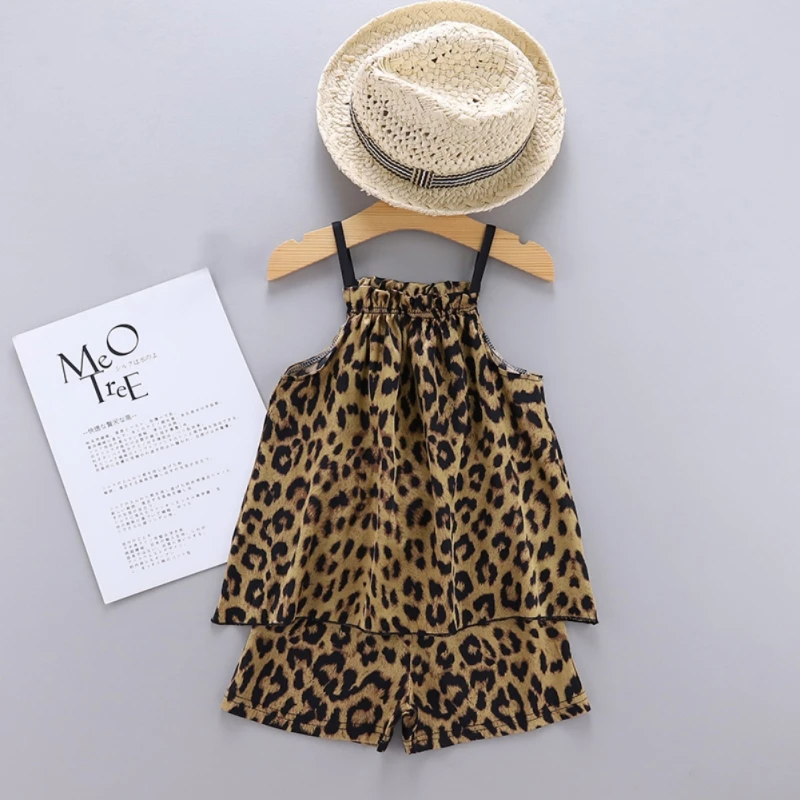 AdTosCartoon-Ensemble pyjama pour bébé fille, 2 pièces, haut en fibre et short pour l'été, vêtements de nuit doux et confortables, 0-6 ans