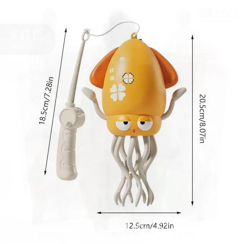 لعبة الرقص الكهربائية 8-الساق ألعاب الأخطبوط الزحف الكهربائية أضواء LED الروبوتات الإلكترونية الموسيقية التفاعلية 8-الساق Actio