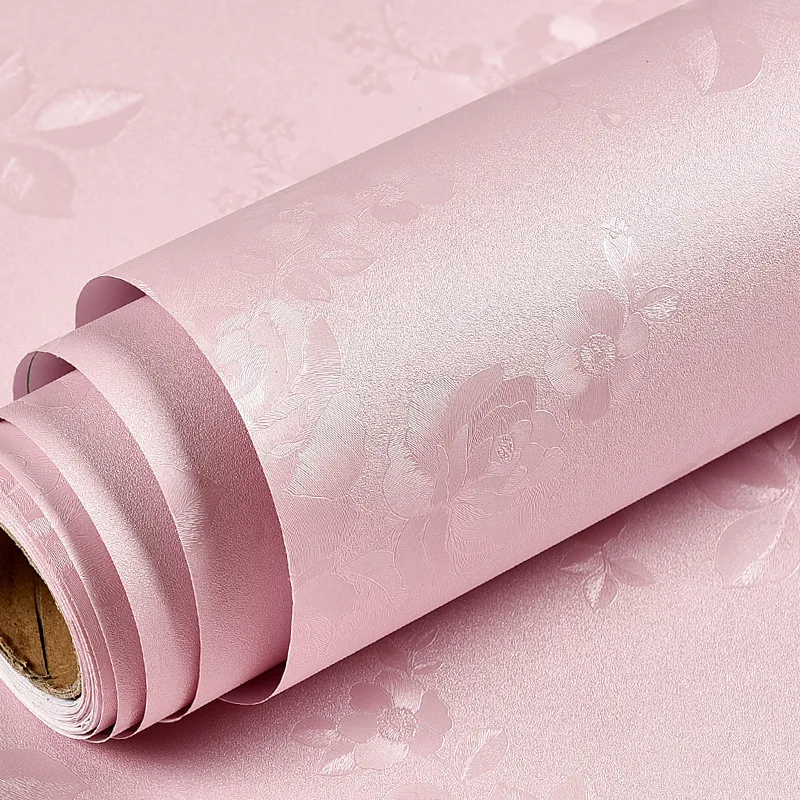 ورق حائط ذاتي اللصق على الطراز الأوروبي البسيط مزين بالزهور شحن سريع PVC مقاوم للماء وقابل للغسل وقابل للتقشير واللصق للاستخدام المنزلي #4