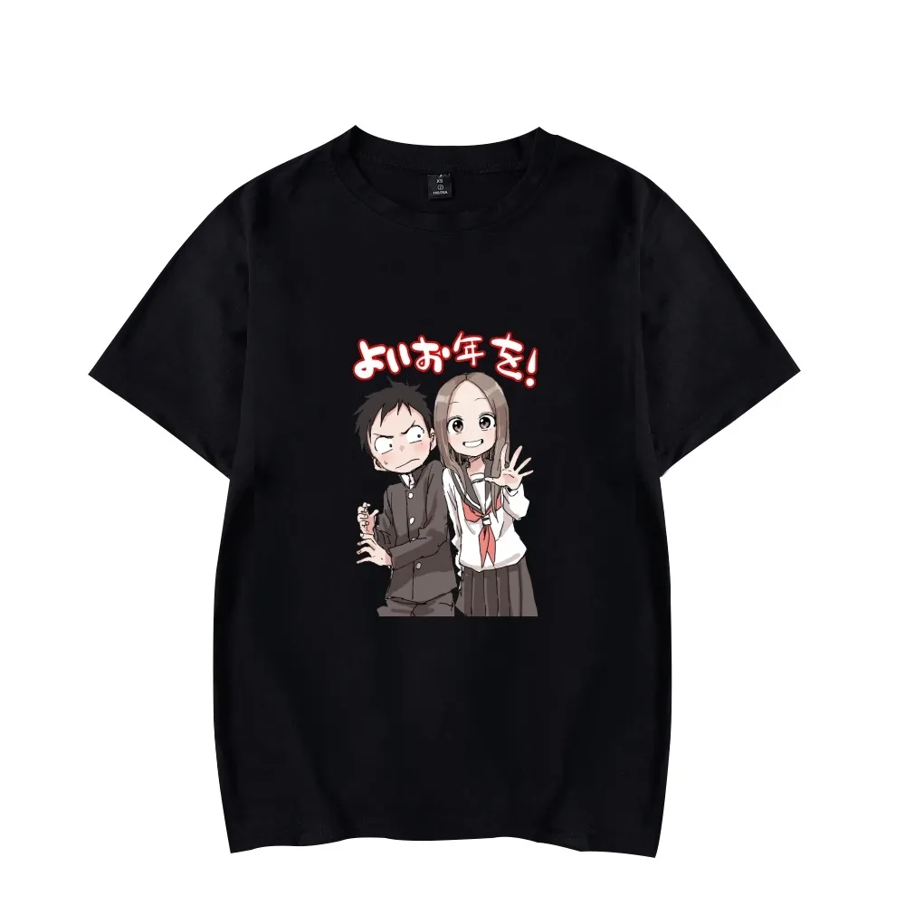 2022 Teasing Master Takagi-san Tshirt Crewneck Summer Short Sleeve Men Women's Tshirts Harajuku Streetwear Anime Clothes