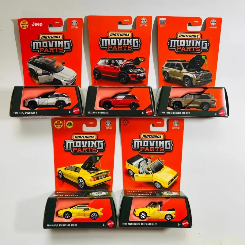 

В наличии: Оригинальная модель Matchbox FWD28 с подвижными деталями, серия L, литая машинка с открывающимися дверями, имитация Lotus BMW, модель автомобиля-сюрприз из сплава