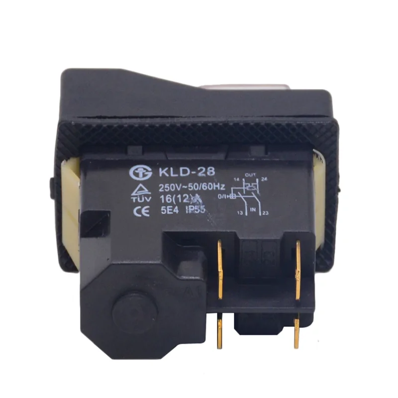 Wasserdichter IP55 Drucktaster Elektromagnetischer Schalter 4-polig AC250V 16(15)A Magnetstarter Sicherheitsschalter für Elektrowerkzeuge Maschinenwerkzeug – Detail 4