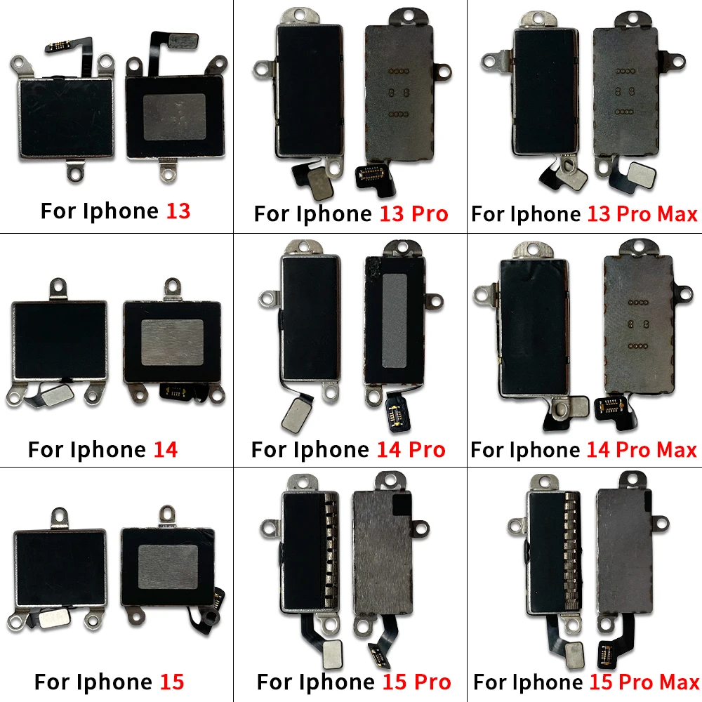 Nowy silnik wibracyjny Taptic Engine z kablem flex do iPhone 16 15 14 13 Pro Max 15 Plus 13 mini, moduł wibracji, zamiennik — zdjęcie produktu 2