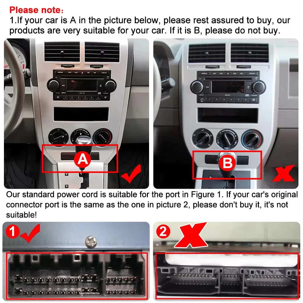 AUTO CPU Android 16 For Dodge Caliber 2007 - 2010 Autoradio GPS Navigation 5G wifi BT Car Multimedia Player Carplay No 2din DVD