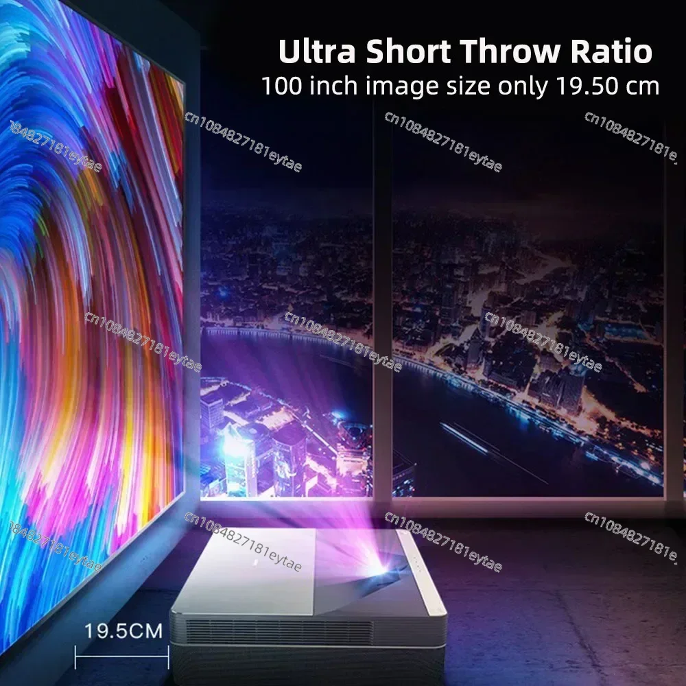 جهاز عرض DC90 Home Cinema 4K UHD مع 4500 ANSI Lumens 3GB RAM 64GB ROM HDR10 + MEMC 8 Point Keystone Projectors #2