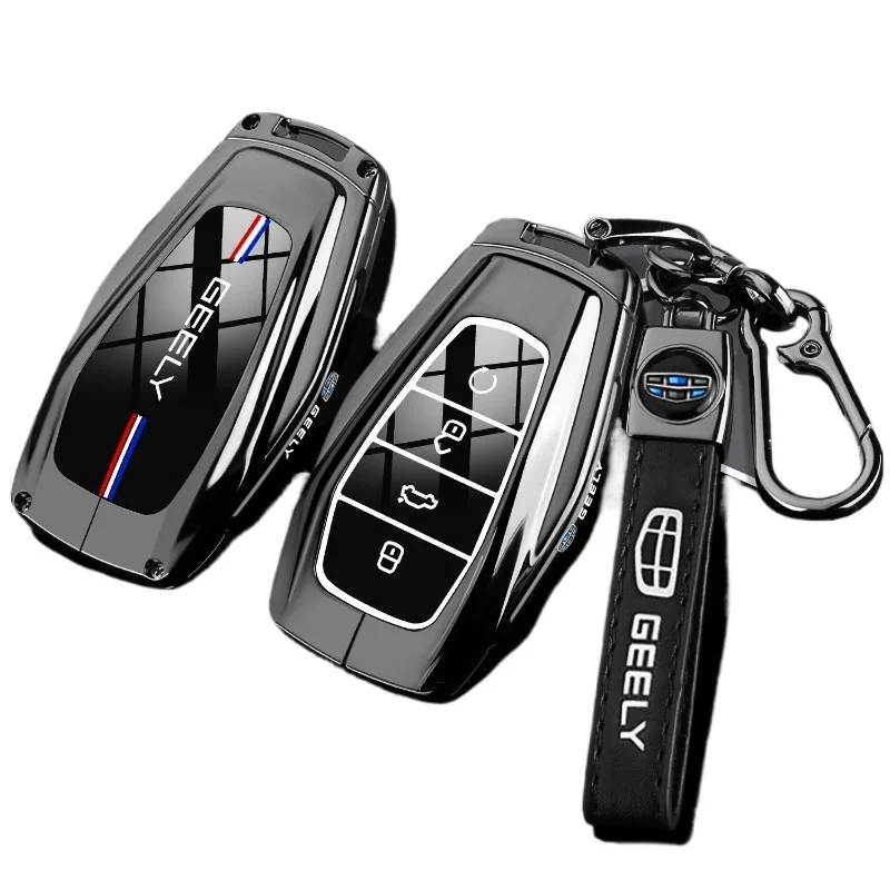 

Premium Zinc Alloy Key Cover Case for Geely Xingyue L Oriental Light/Xingrui/Boyue/Haoyue L/Emgrand (2024-2025) - Key Fob Shell