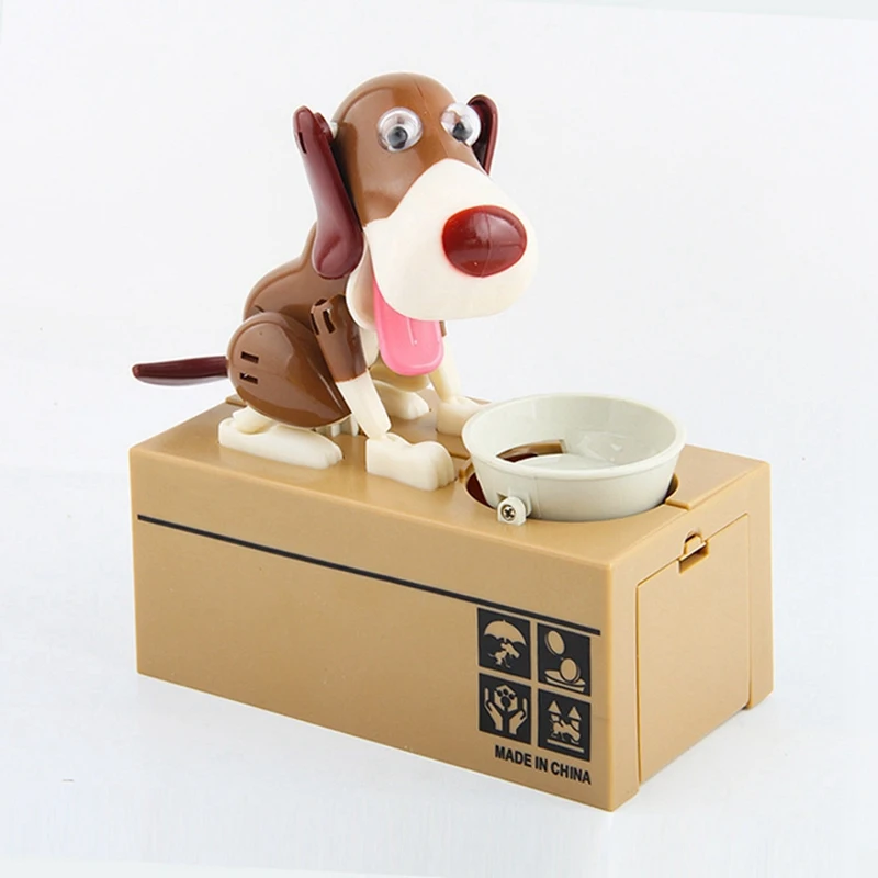 

HW-elCute Dog Coin Piggy Bank-an Ideal Christmasgift for Children, Encouraging Saving with Interesting Mechanical