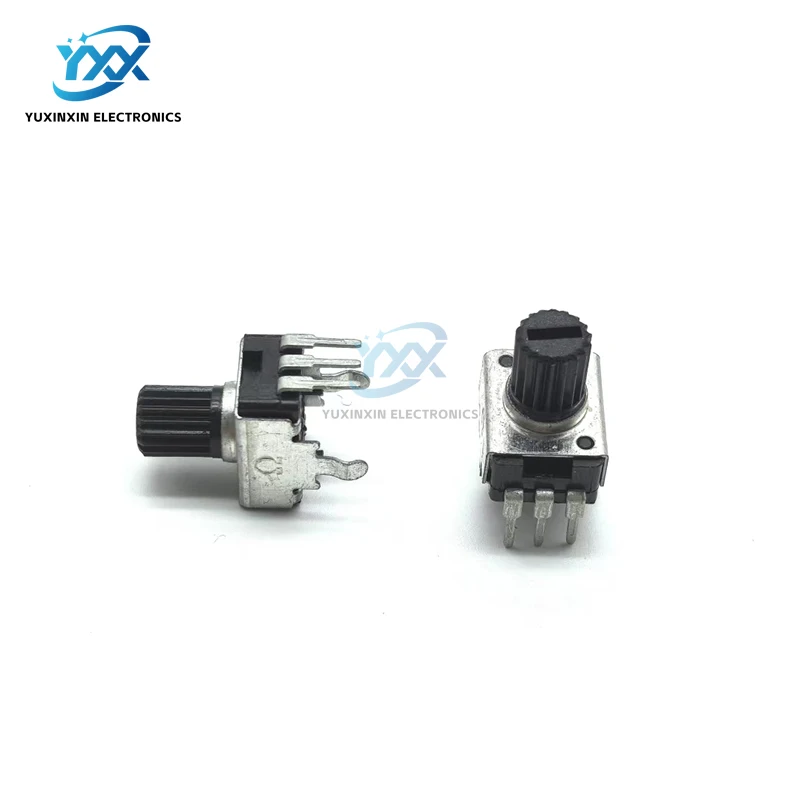 10 قطعة RV09 مقياس الجهد العمودي RV0932 المقاوم القابل للتعديل 1KΩ 2KΩ 5KΩ 10KΩ 50KΩ100KΩ200KΩ L15mm (عمود قصير 7.5 مللي متر) نوع WH09