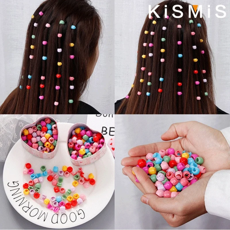 100PCS Pastel Hair Claw Clips Beaded Hairpins for Women Plastic Hair Accessories Minimalist Bulk Hair Clips Gift Box