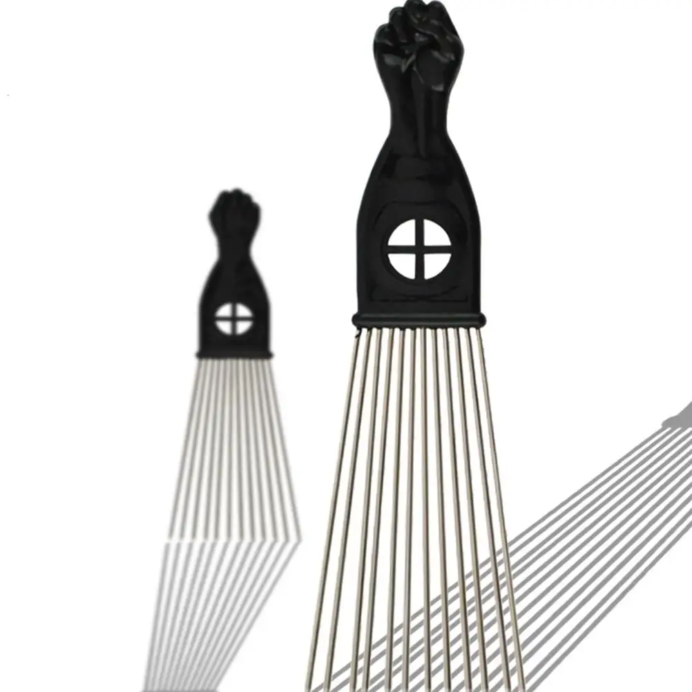 

2 Pcs Rake Hair Brush Steel Needle Comb Combs for Men Wide Hairbrushes Slick Sector