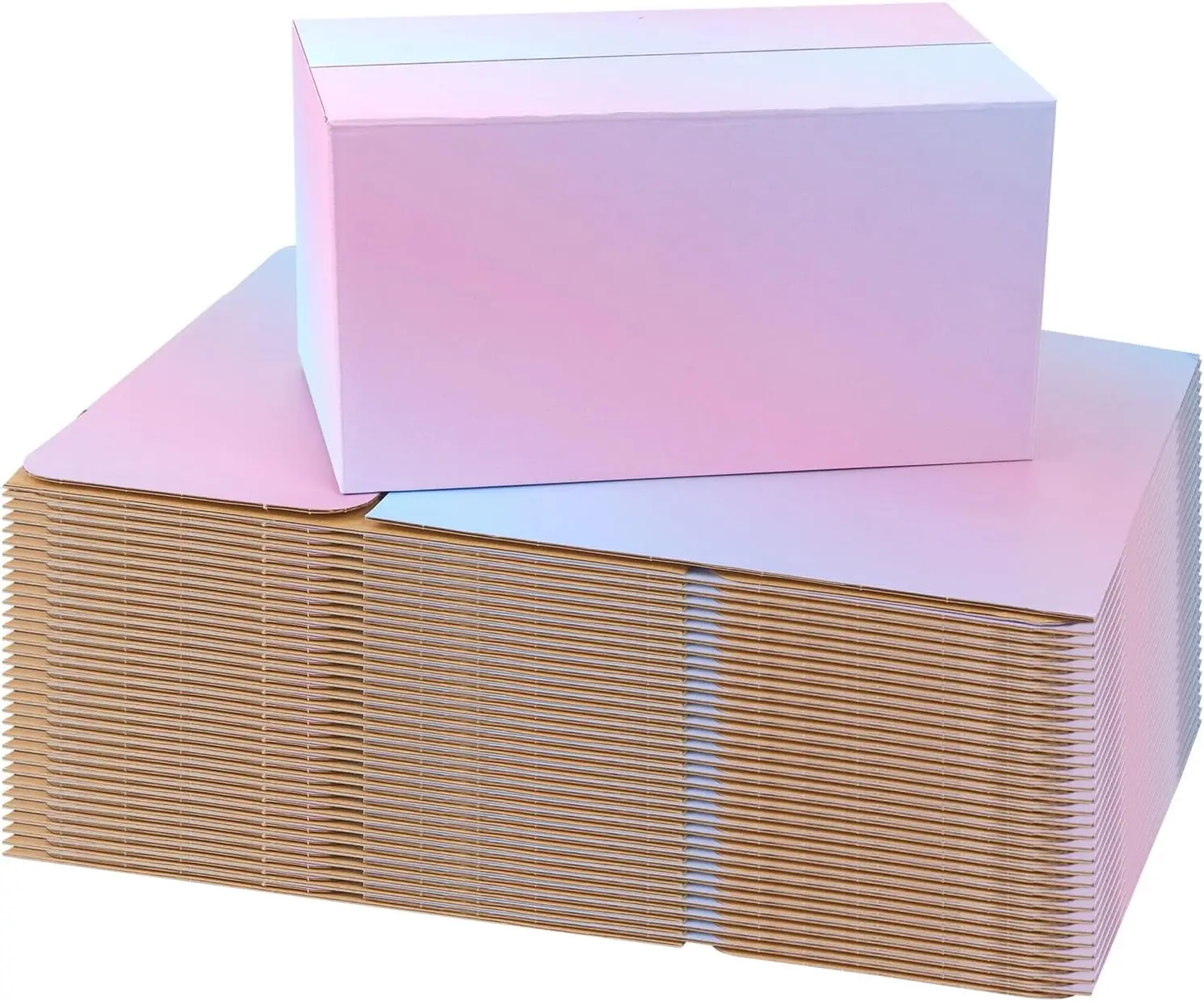 

30 Pack 11x6x6 Colorful Shipping Boxes Medium, Corrugated Cardboard for Small Business Packaging