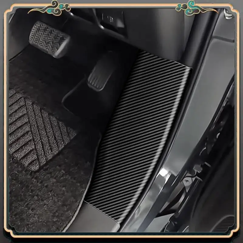 M45K-Car Rest Pedal Side Anti-Kick Leather Pad Protection Pad For Toyota VOXY/NOAH 90 Series 2022 RHD