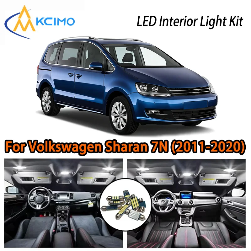 

KCIMO For Volkswagen Sharan 7N (2011-2020) Premium LED Interior Kit - 2 Colors , Quick Installation, Long-Lasting