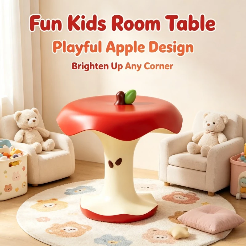Apple edge ornaments, dopamine Internet celebrity creative simple table, sofa living room housewarming gift