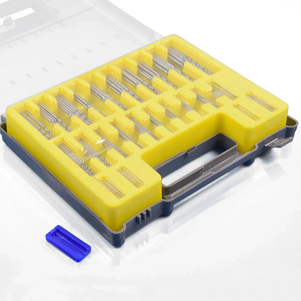 Conjunto de brocas helicoidais hss, 150 peças, 0.4-3.2mm, mini para diy, hobby, artesanato, carpintaria, cortador de arma