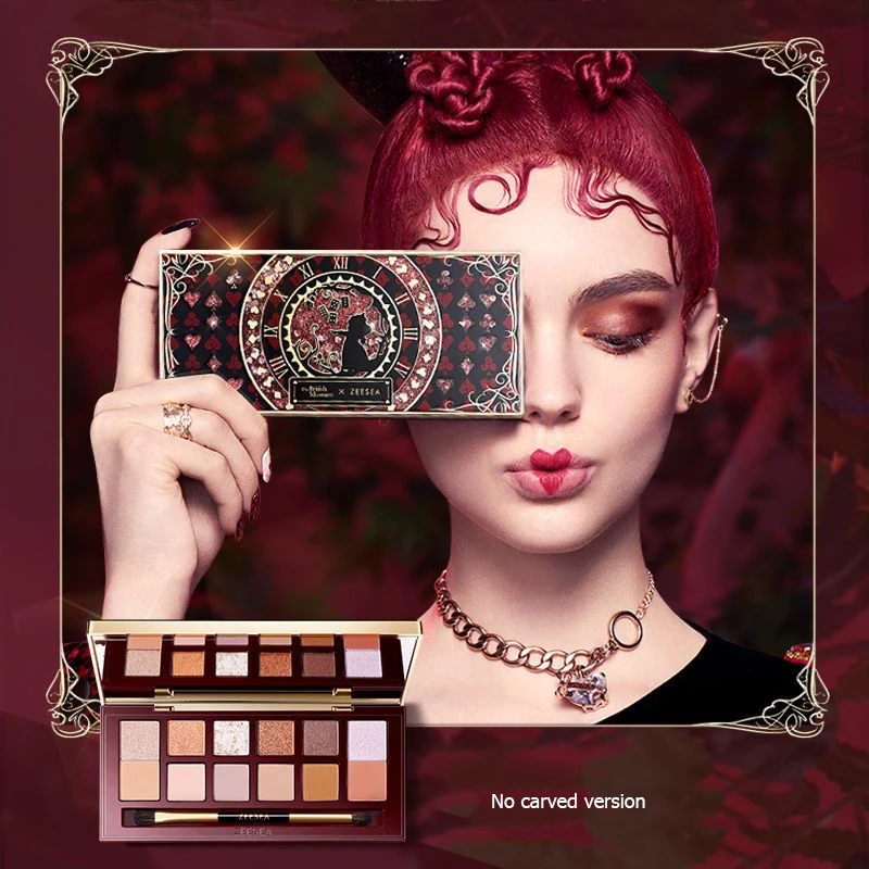 ZEESEA  Alice 12 Color Eyeshadow Matte Glow Shimmer Waterproof Glitter Eye Shadow Palette Makeup Paletas De Maquillaje