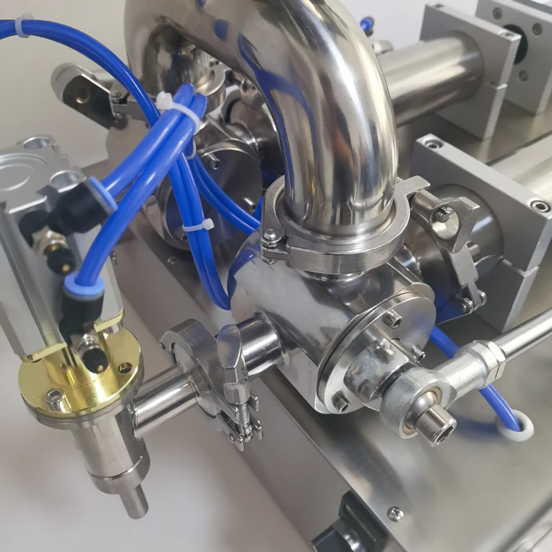 

Heating, stirring, filling machine, pneumatic quantitative filling machine, honey sauce, spicy sauce, sesame sauce packaging mac