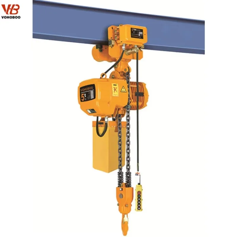 HHBB Electric Chain Hoist Factory Supplied Double Chain 5ton New & Used For Construction Mining Farming & Retail 380v Voltage